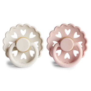 FRIGG Andersen Natural Rubber Baby Pacifier (Cream / Blush)