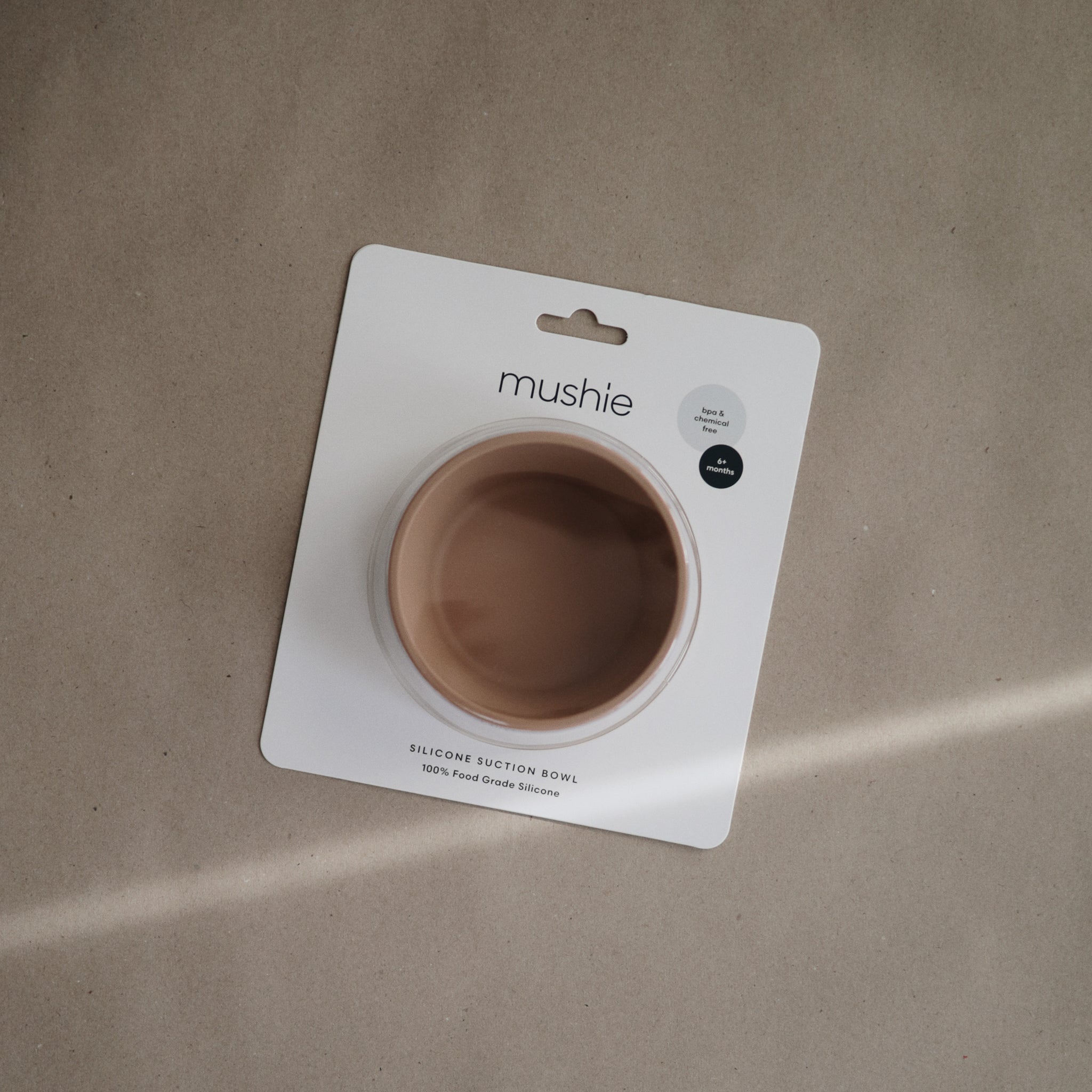 Mushie -  Bowl de Silicon Adherible - Blush