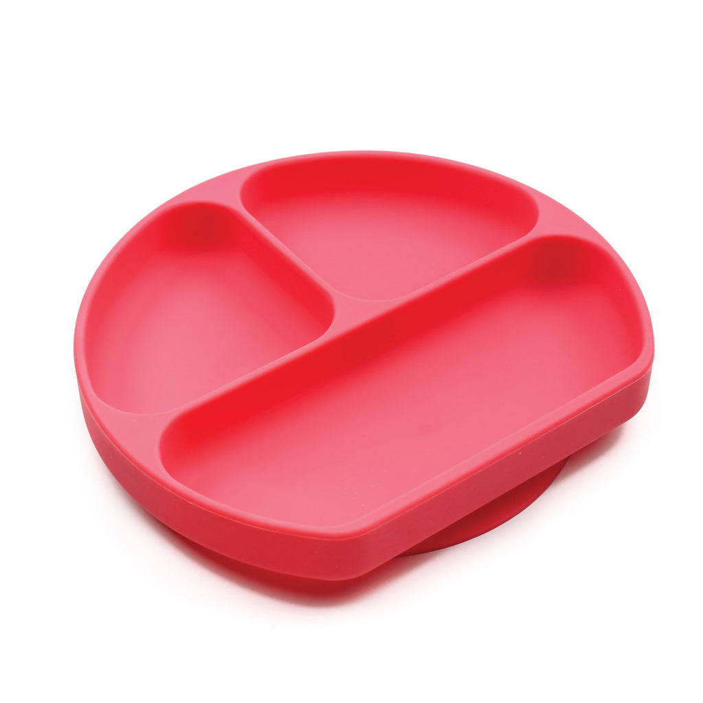 BUMKINS Platos Adheribles- ROJO