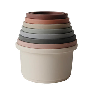 Mushie - Tazas Apilables / Stacking Cups - Colores