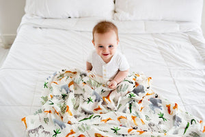 Sábana de Muselina/Swaddle Blanket- SAFARI