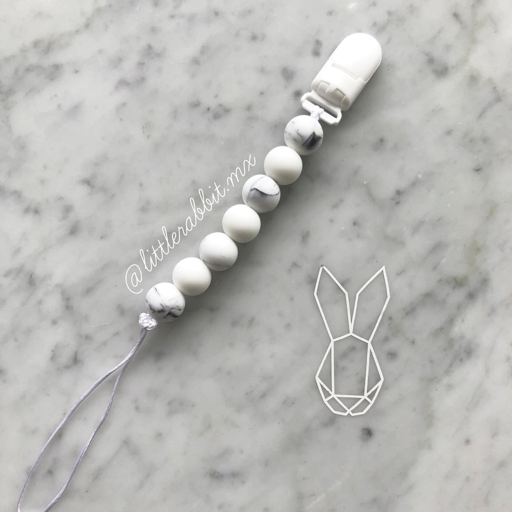 CLIP MINI- White + Marble